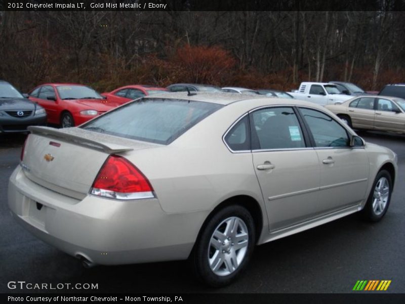 Gold Mist Metallic / Ebony 2012 Chevrolet Impala LT