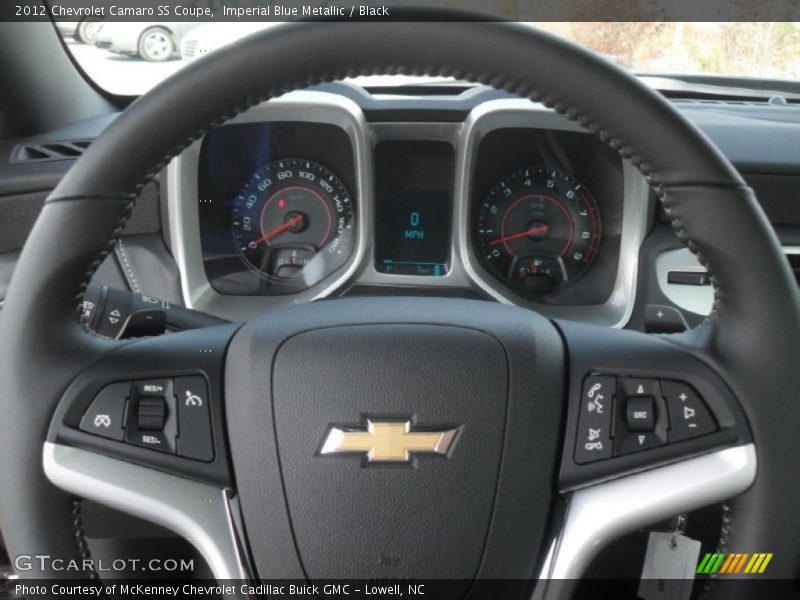 Imperial Blue Metallic / Black 2012 Chevrolet Camaro SS Coupe
