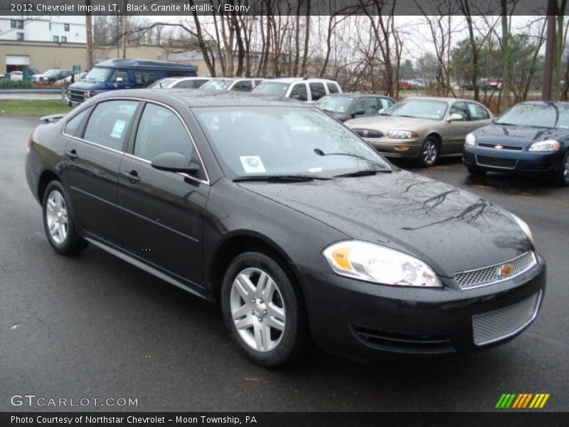 Black Granite Metallic / Ebony 2012 Chevrolet Impala LT