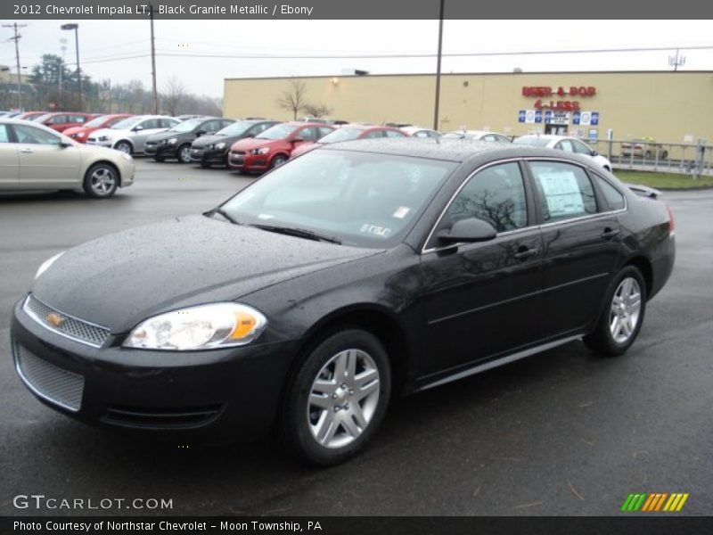 Black Granite Metallic / Ebony 2012 Chevrolet Impala LT