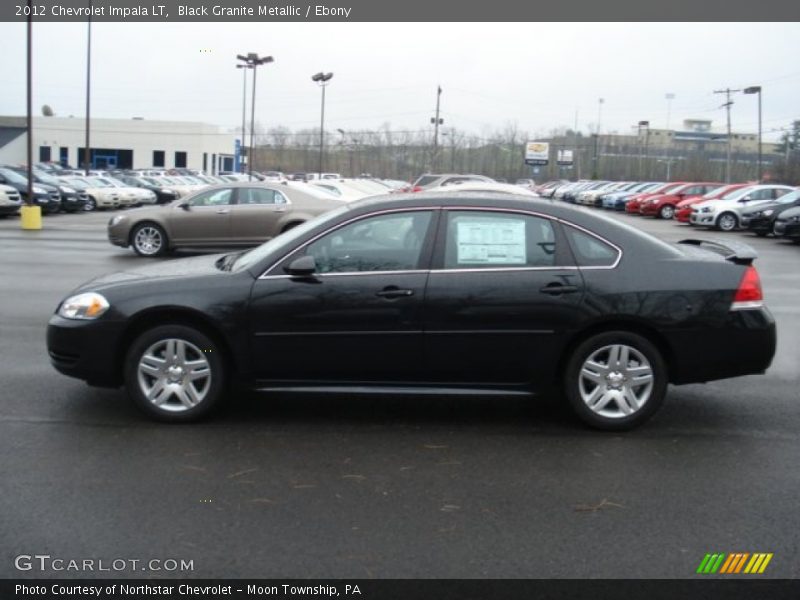 Black Granite Metallic / Ebony 2012 Chevrolet Impala LT
