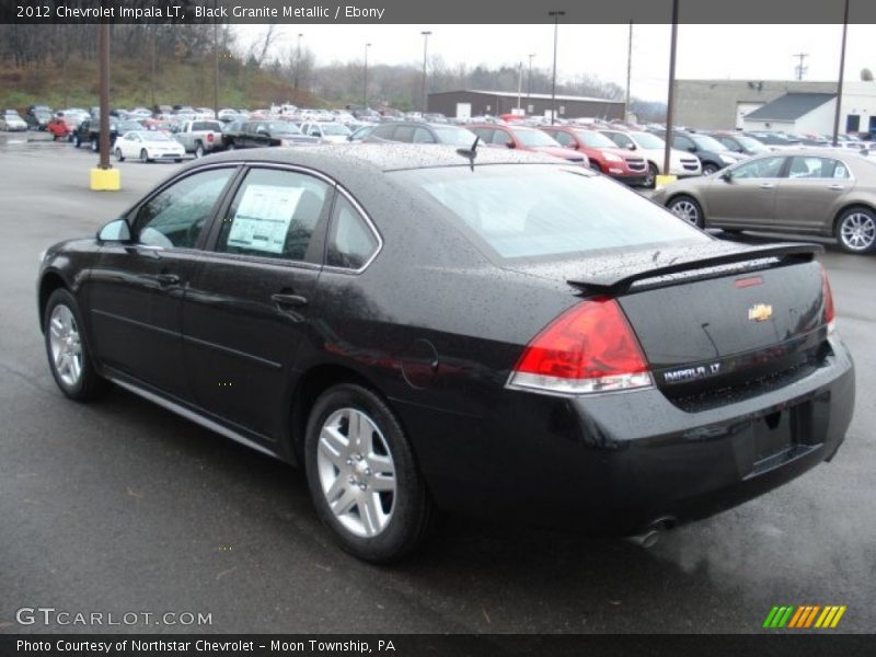 Black Granite Metallic / Ebony 2012 Chevrolet Impala LT