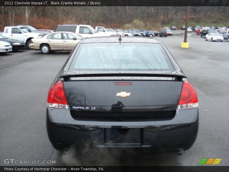 Black Granite Metallic / Ebony 2012 Chevrolet Impala LT