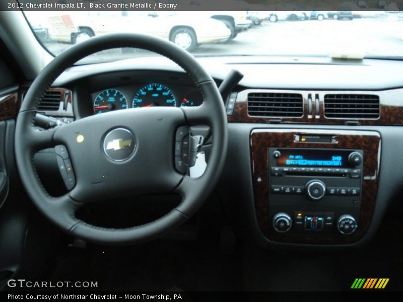 Black Granite Metallic / Ebony 2012 Chevrolet Impala LT