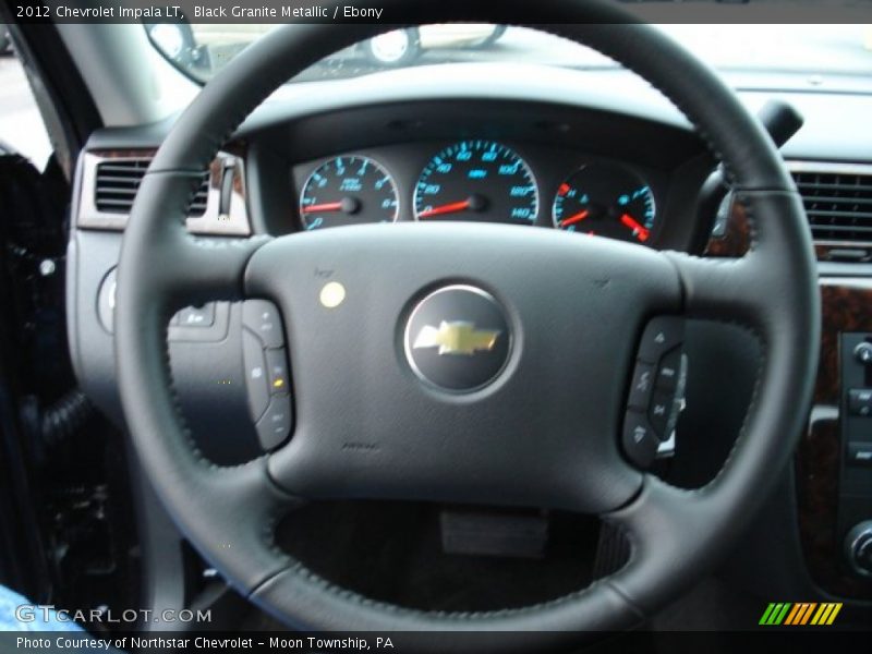 Black Granite Metallic / Ebony 2012 Chevrolet Impala LT