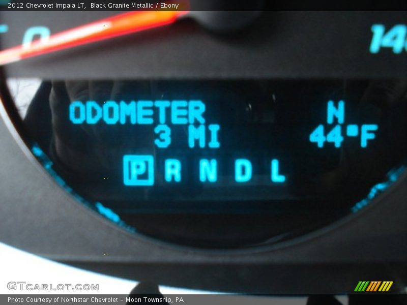 Black Granite Metallic / Ebony 2012 Chevrolet Impala LT