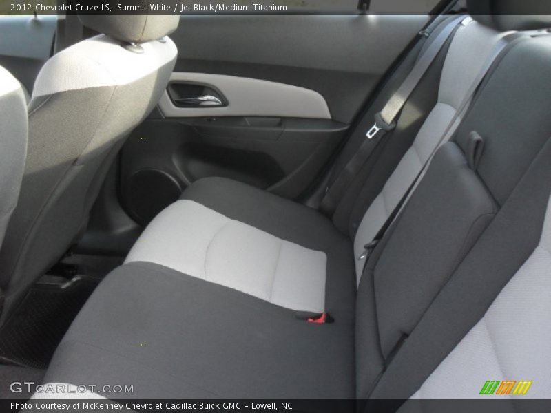 Summit White / Jet Black/Medium Titanium 2012 Chevrolet Cruze LS
