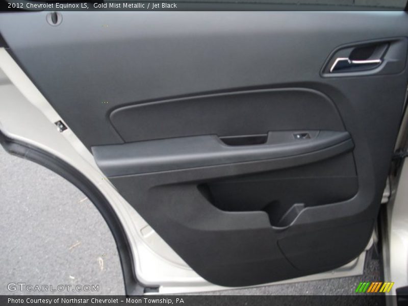Gold Mist Metallic / Jet Black 2012 Chevrolet Equinox LS