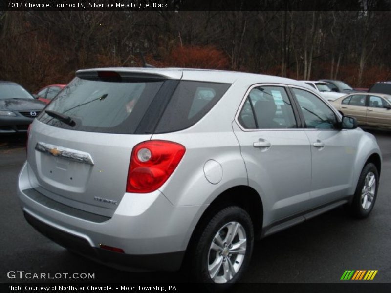 Silver Ice Metallic / Jet Black 2012 Chevrolet Equinox LS