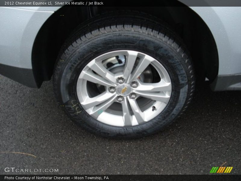 Silver Ice Metallic / Jet Black 2012 Chevrolet Equinox LS