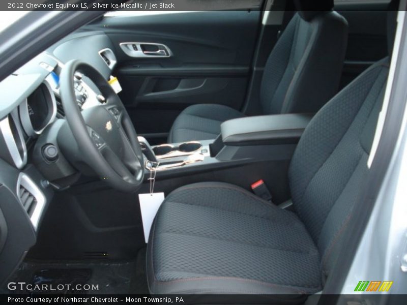Silver Ice Metallic / Jet Black 2012 Chevrolet Equinox LS
