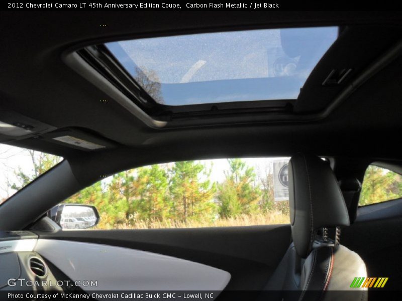 Sunroof of 2012 Camaro LT 45th Anniversary Edition Coupe