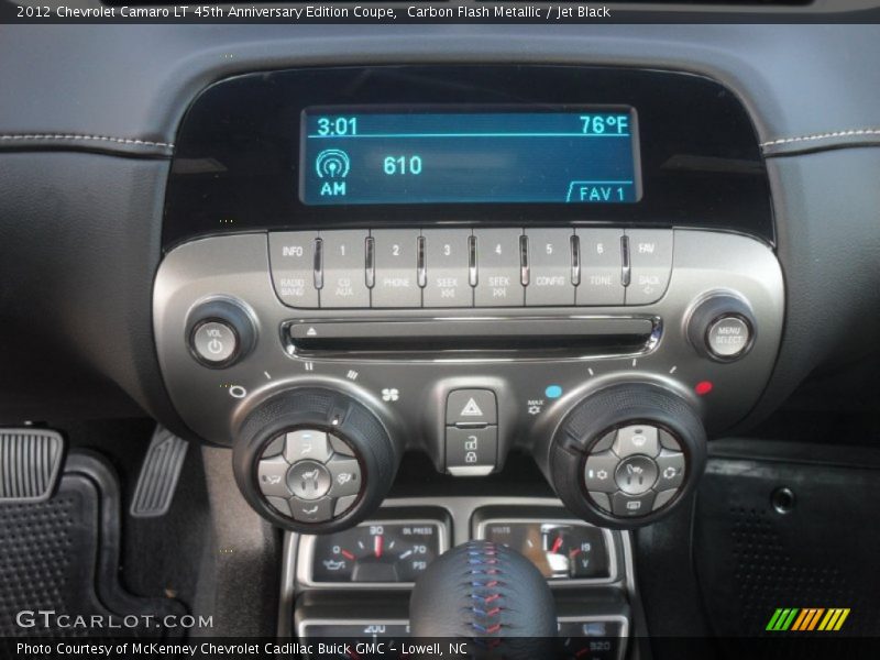 Controls of 2012 Camaro LT 45th Anniversary Edition Coupe