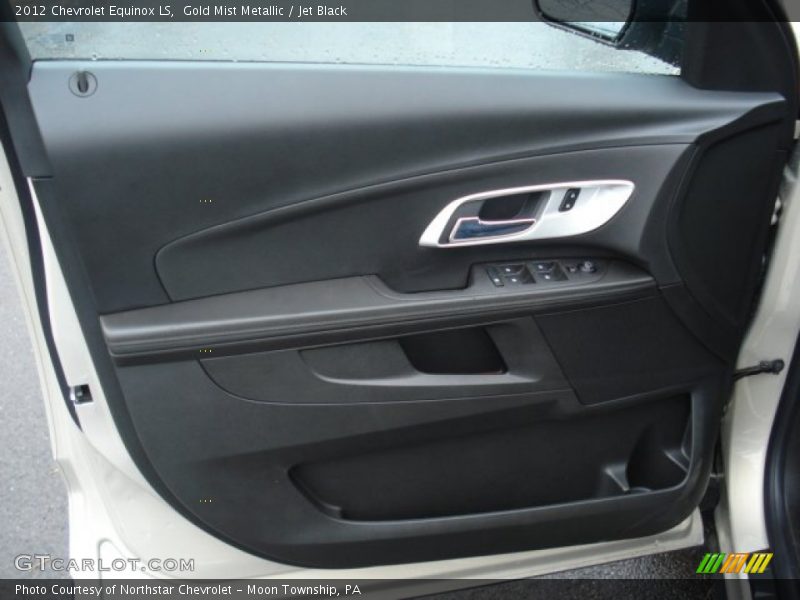 Gold Mist Metallic / Jet Black 2012 Chevrolet Equinox LS