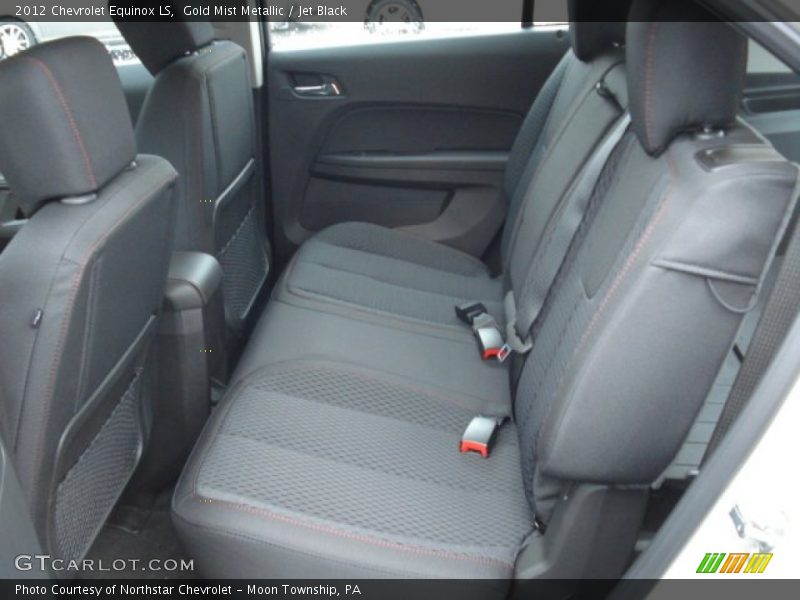 Gold Mist Metallic / Jet Black 2012 Chevrolet Equinox LS