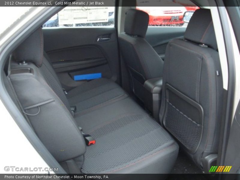 Gold Mist Metallic / Jet Black 2012 Chevrolet Equinox LS