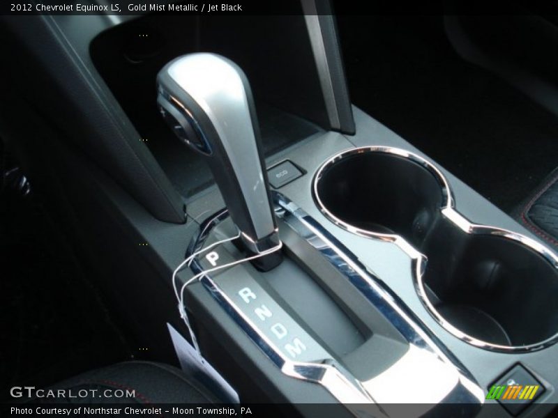 Gold Mist Metallic / Jet Black 2012 Chevrolet Equinox LS