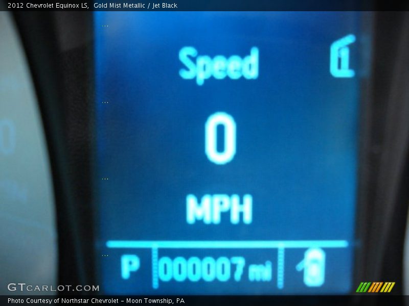Gold Mist Metallic / Jet Black 2012 Chevrolet Equinox LS