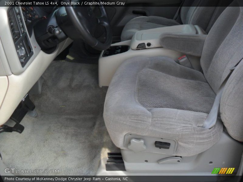 Onyx Black / Graphite/Medium Gray 2001 Chevrolet Tahoe LS 4x4