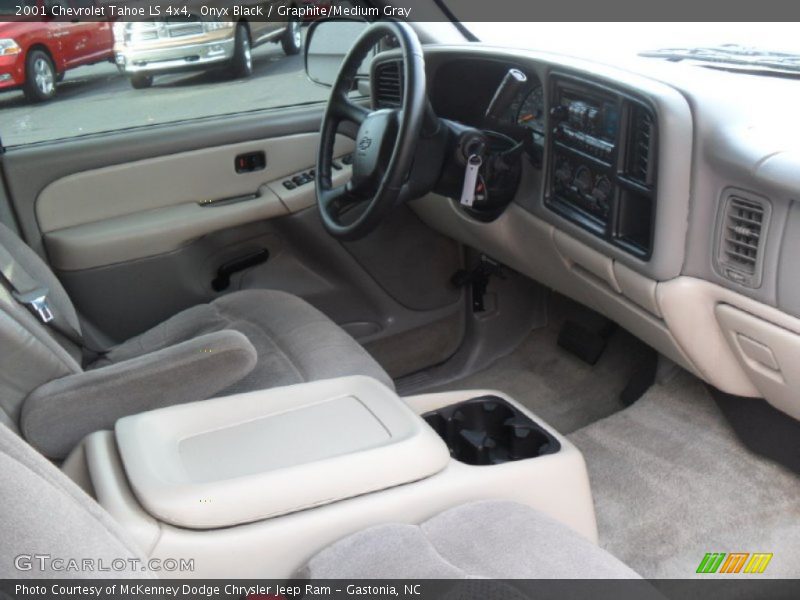 Onyx Black / Graphite/Medium Gray 2001 Chevrolet Tahoe LS 4x4