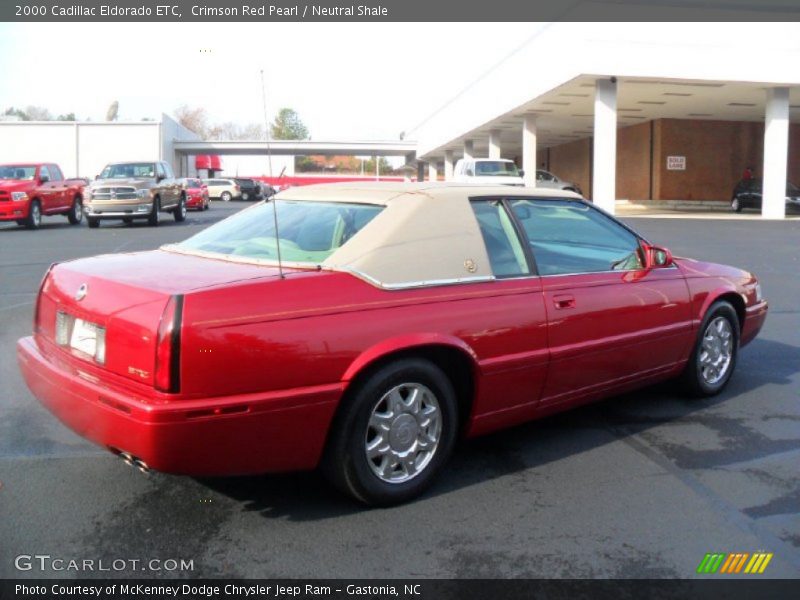Crimson Red Pearl / Neutral Shale 2000 Cadillac Eldorado ETC