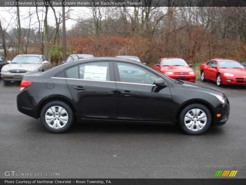 Black Granite Metallic / Jet Black/Medium Titanium 2012 Chevrolet Cruze LS