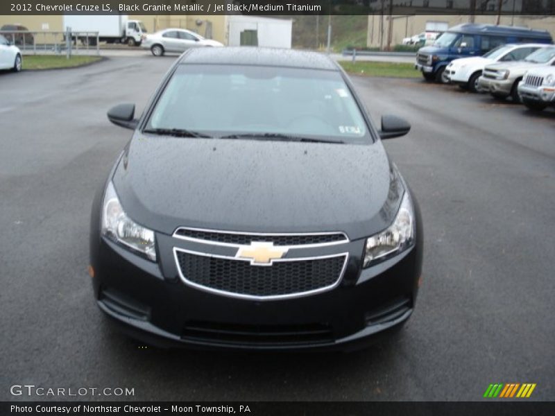 Black Granite Metallic / Jet Black/Medium Titanium 2012 Chevrolet Cruze LS