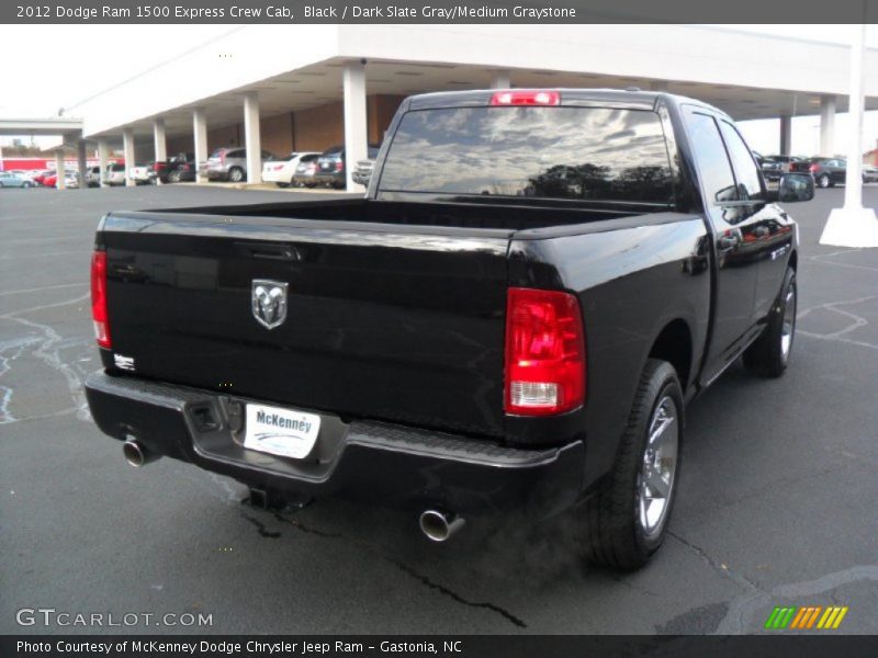Black / Dark Slate Gray/Medium Graystone 2012 Dodge Ram 1500 Express Crew Cab