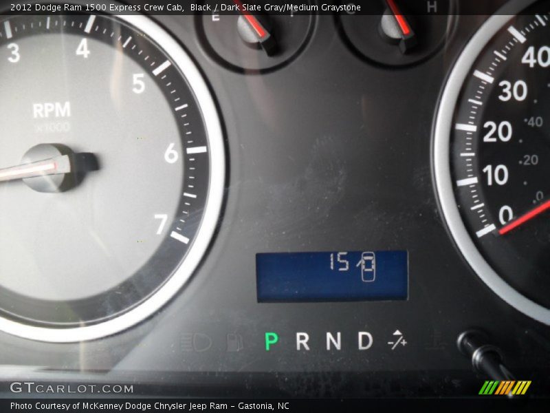 Black / Dark Slate Gray/Medium Graystone 2012 Dodge Ram 1500 Express Crew Cab