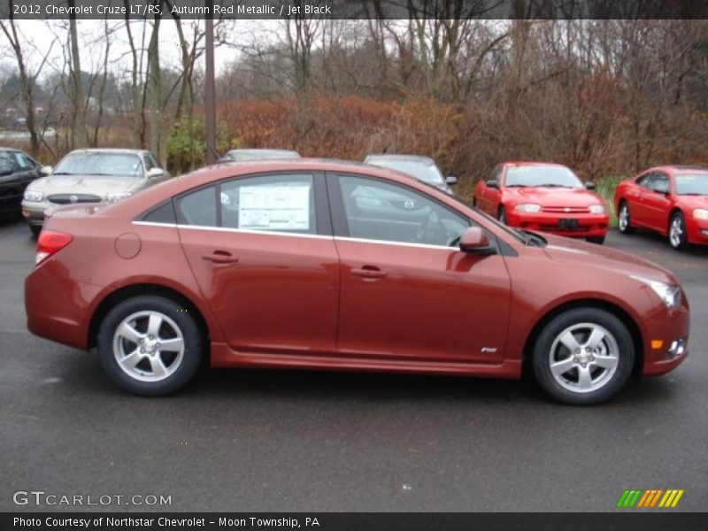 Autumn Red Metallic / Jet Black 2012 Chevrolet Cruze LT/RS