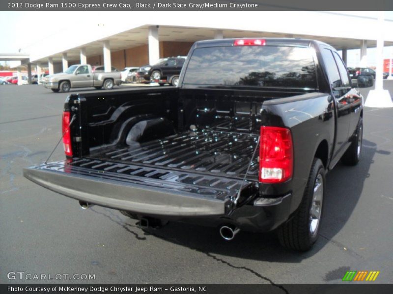 Black / Dark Slate Gray/Medium Graystone 2012 Dodge Ram 1500 Express Crew Cab