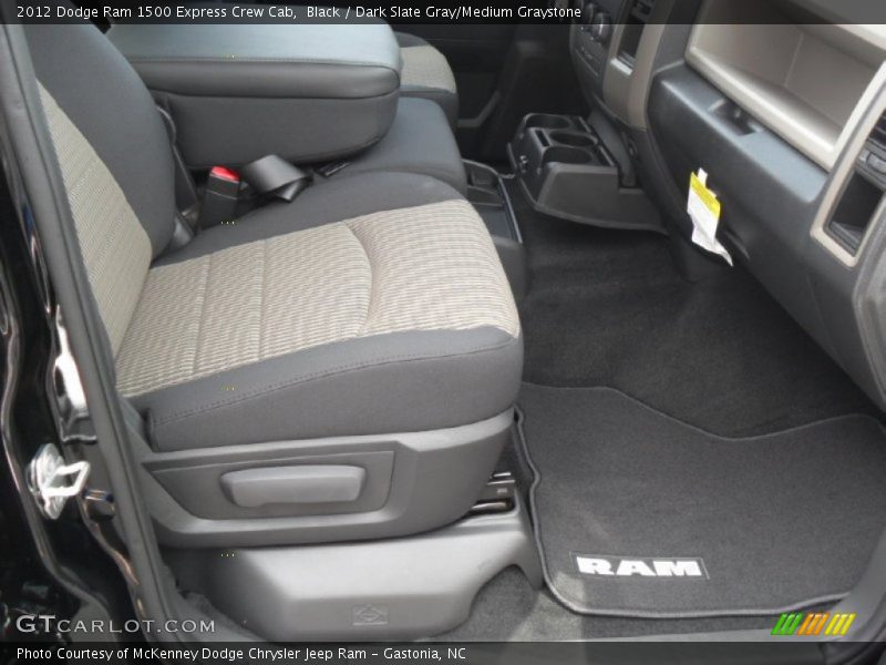 Black / Dark Slate Gray/Medium Graystone 2012 Dodge Ram 1500 Express Crew Cab