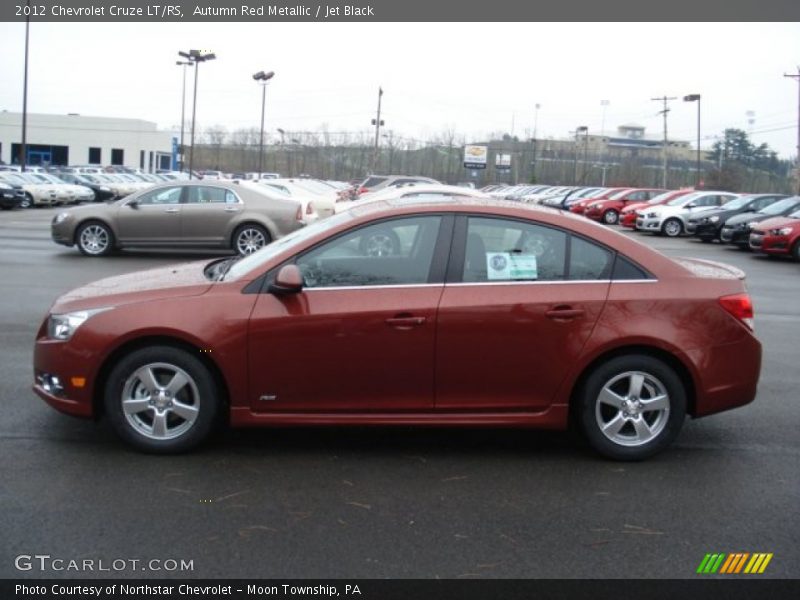 Autumn Red Metallic / Jet Black 2012 Chevrolet Cruze LT/RS