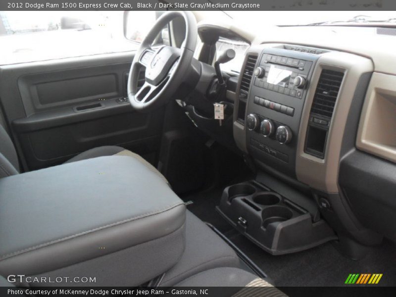 Black / Dark Slate Gray/Medium Graystone 2012 Dodge Ram 1500 Express Crew Cab