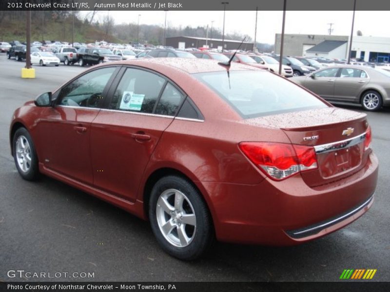 Autumn Red Metallic / Jet Black 2012 Chevrolet Cruze LT/RS