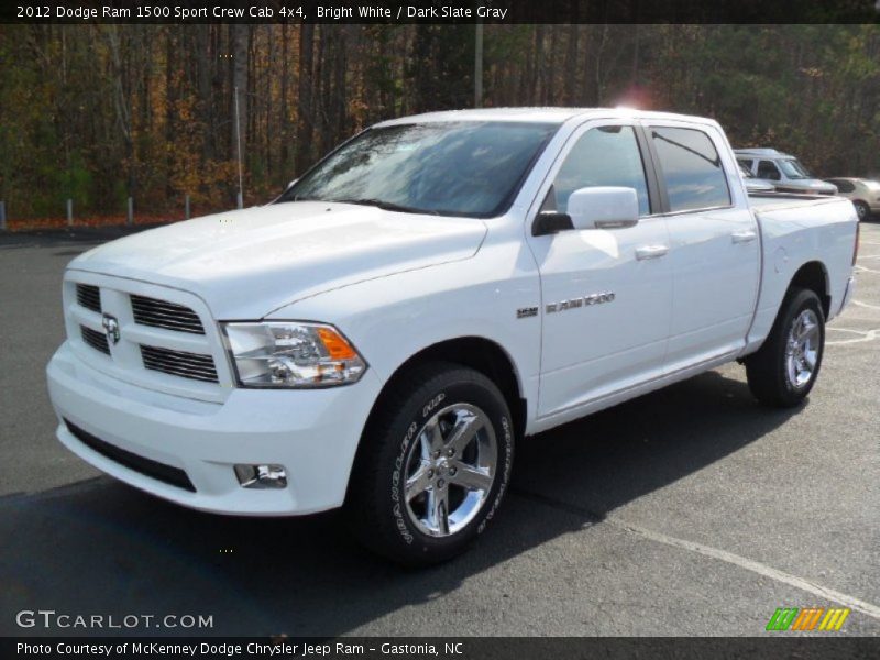 Bright White / Dark Slate Gray 2012 Dodge Ram 1500 Sport Crew Cab 4x4