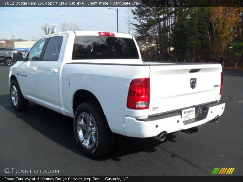 Bright White / Dark Slate Gray 2012 Dodge Ram 1500 Sport Crew Cab 4x4