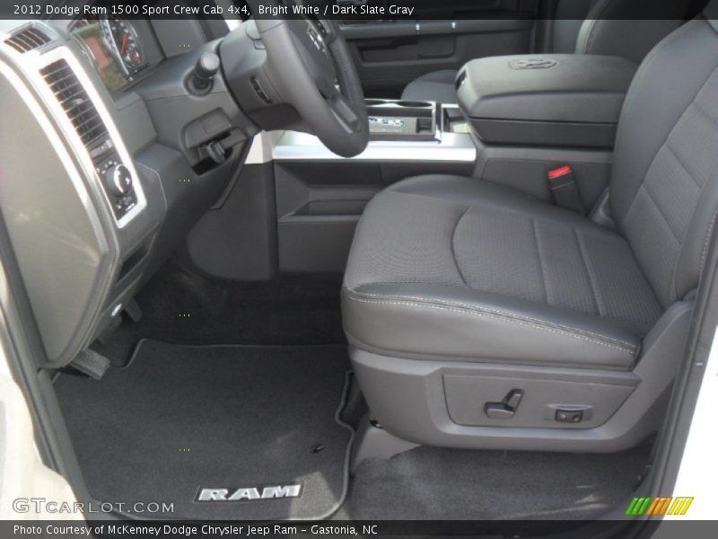 Bright White / Dark Slate Gray 2012 Dodge Ram 1500 Sport Crew Cab 4x4