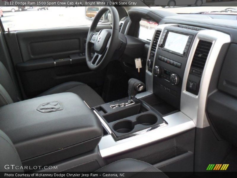 Bright White / Dark Slate Gray 2012 Dodge Ram 1500 Sport Crew Cab 4x4