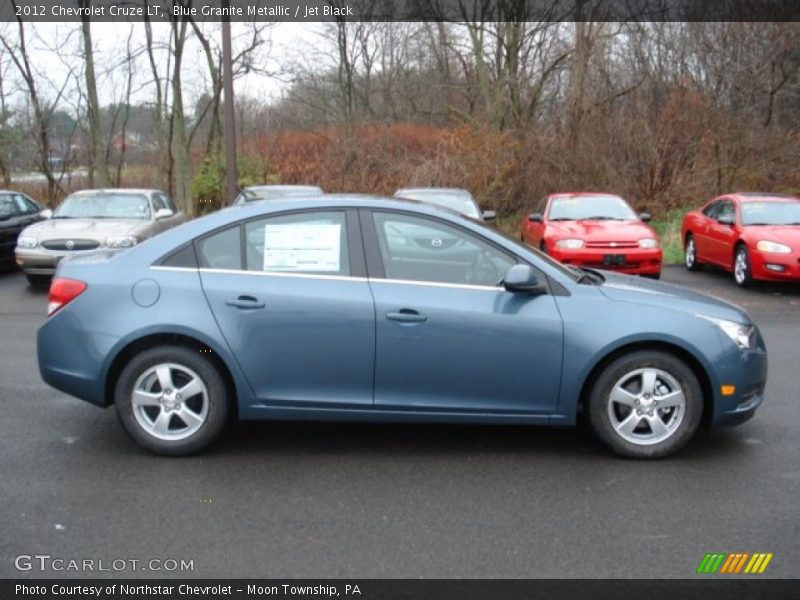 Blue Granite Metallic / Jet Black 2012 Chevrolet Cruze LT