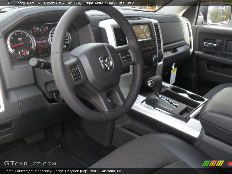  2012 Ram 1500 Sport Crew Cab 4x4 Dark Slate Gray Interior