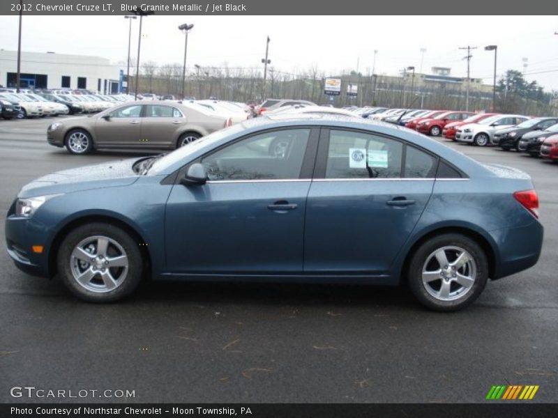 Blue Granite Metallic / Jet Black 2012 Chevrolet Cruze LT