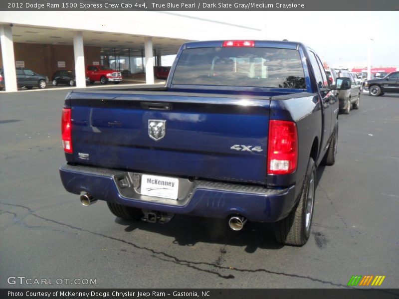 True Blue Pearl / Dark Slate Gray/Medium Graystone 2012 Dodge Ram 1500 Express Crew Cab 4x4