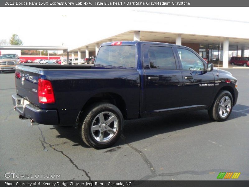 True Blue Pearl / Dark Slate Gray/Medium Graystone 2012 Dodge Ram 1500 Express Crew Cab 4x4