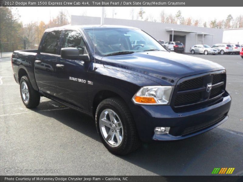 True Blue Pearl / Dark Slate Gray/Medium Graystone 2012 Dodge Ram 1500 Express Crew Cab 4x4
