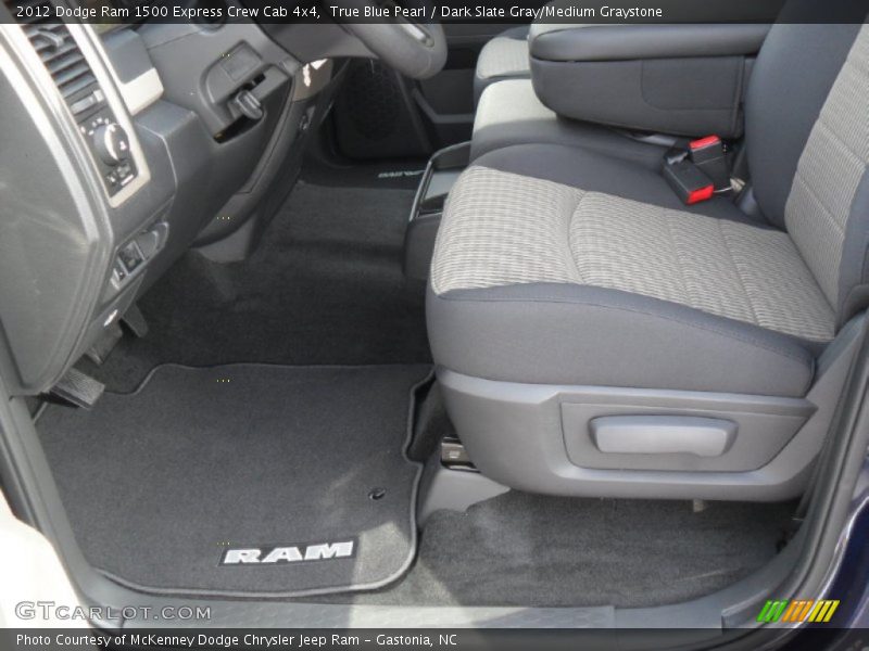True Blue Pearl / Dark Slate Gray/Medium Graystone 2012 Dodge Ram 1500 Express Crew Cab 4x4