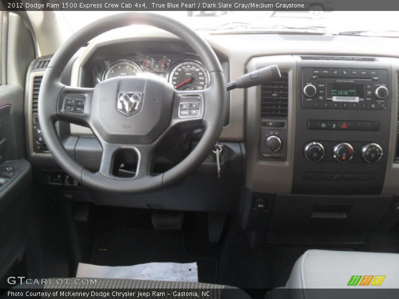 True Blue Pearl / Dark Slate Gray/Medium Graystone 2012 Dodge Ram 1500 Express Crew Cab 4x4