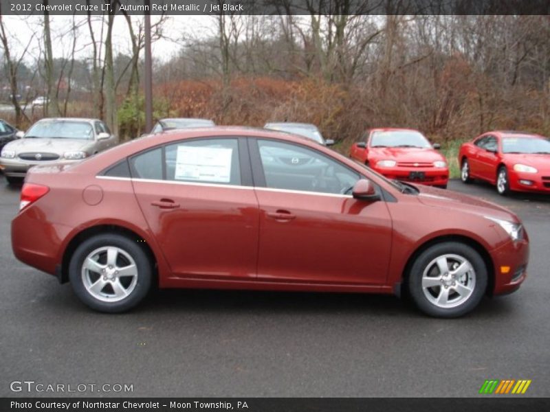 Autumn Red Metallic / Jet Black 2012 Chevrolet Cruze LT