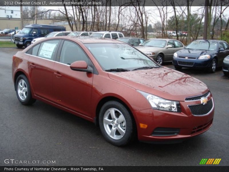 Autumn Red Metallic / Jet Black 2012 Chevrolet Cruze LT