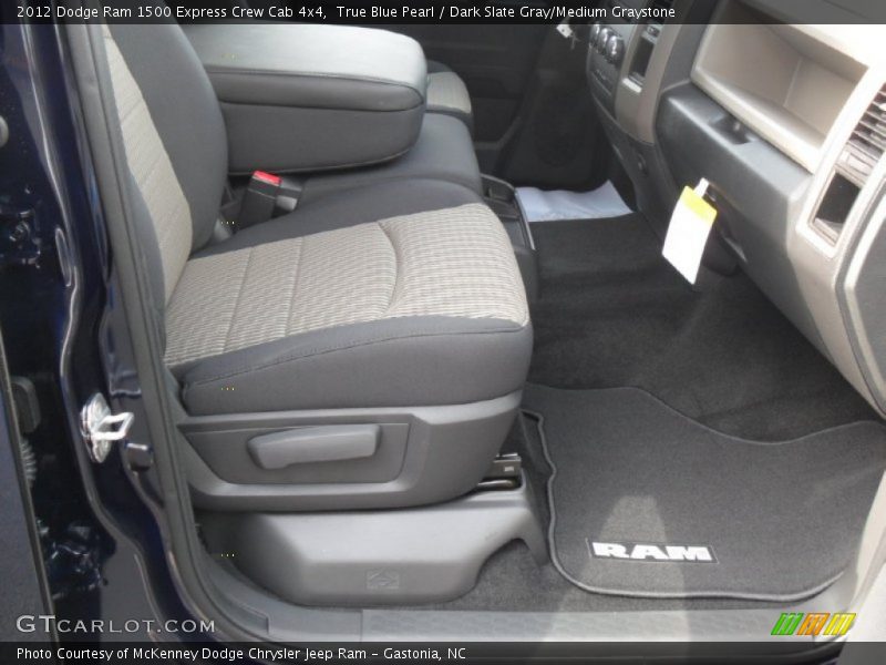 True Blue Pearl / Dark Slate Gray/Medium Graystone 2012 Dodge Ram 1500 Express Crew Cab 4x4